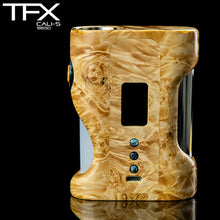 TFX CALI-S Regulated 18650 Squonk Mod (DNA75C) - Maple Burl