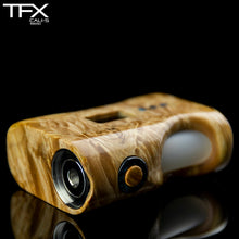 TFX CALI-S Regulated 18650 Squonk Mod (DNA75C) - Maple Burl