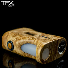 TFX CALI-S Regulated 18650 Squonk Mod (DNA75C) - Maple Burl