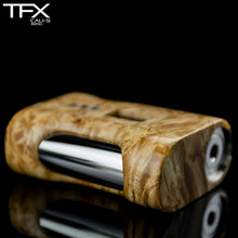TFX CALI-S Regulated 18650 Squonk Mod (DNA75C) - Maple Burl