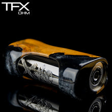 TFX-OHM - 21700 - Vape Mod (ClickFet) - Stabilised Oak Burr