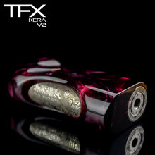 TFX-KERA V2 - Squonk Mod (ClickFet) - Deep Red Resin + Opal