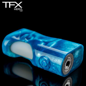 TFX-KERA V2 - Squonk Mod (ClickFet) - Sky Blue Resin + Opal