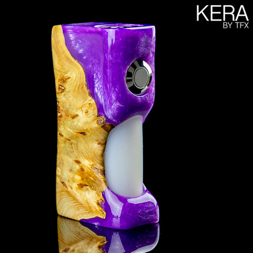 TFX-KERA Squonk Mod (ClickFet) - Stabilised Black Poplar Burr