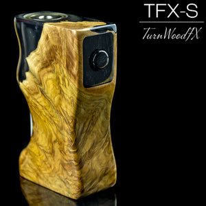 TFX-S V2 Squonk Mod (SwitchFet V2.5) - Stabilised Brown Mallee Burl