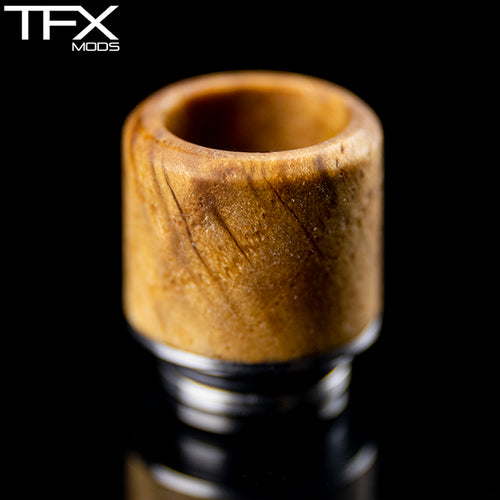 TFX 510 Drip Tip - 304 Stainless Steel - Oak Burr