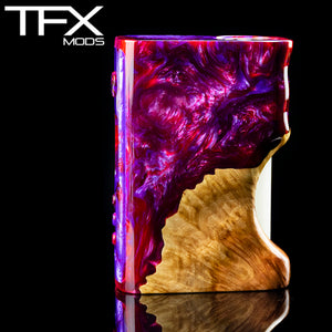 TFX-75C Regulated Squonk Mod (DNA75C) - Stabilised Red Mallee Burl