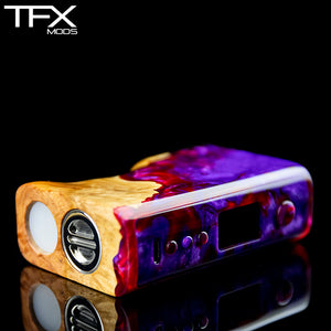 TFX-75C Regulated Squonk Mod (DNA75C) - Stabilised Red Mallee Burl