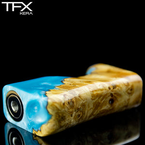 TFX-KERA Squonk Mod (ClickFet) - Stabilised Spalted Horse Chestnut