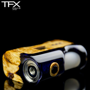 TFX CALI-S Regulated 21700 Squonk Mod (DNA75C) - Spalted Horse Chestnut