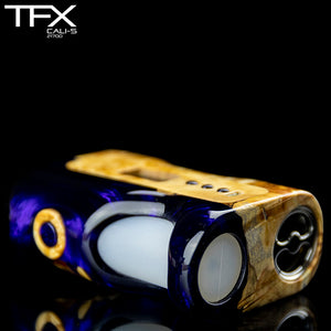 TFX CALI-S Regulated 21700 Squonk Mod (DNA75C) - Spalted Horse Chestnut