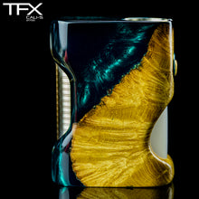 TFX CALI-S Regulated 21700 Squonk Mod (DNA75C) - Stabilised Beech Burr