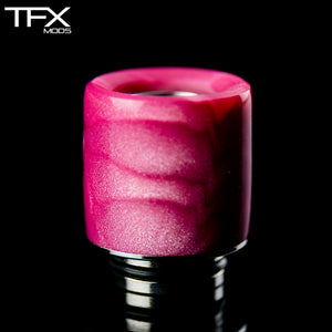 TFX 510 Drip Tip - 304 Stainless Steel - Pink Kirinite